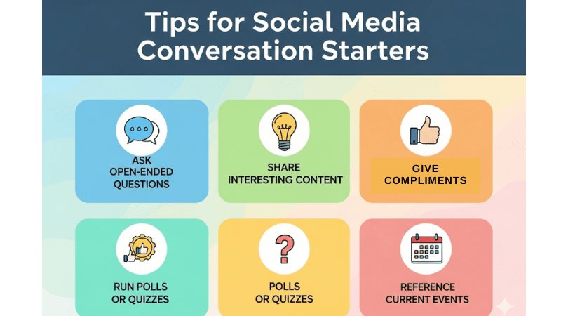 Social Media Conversation Starter Tips